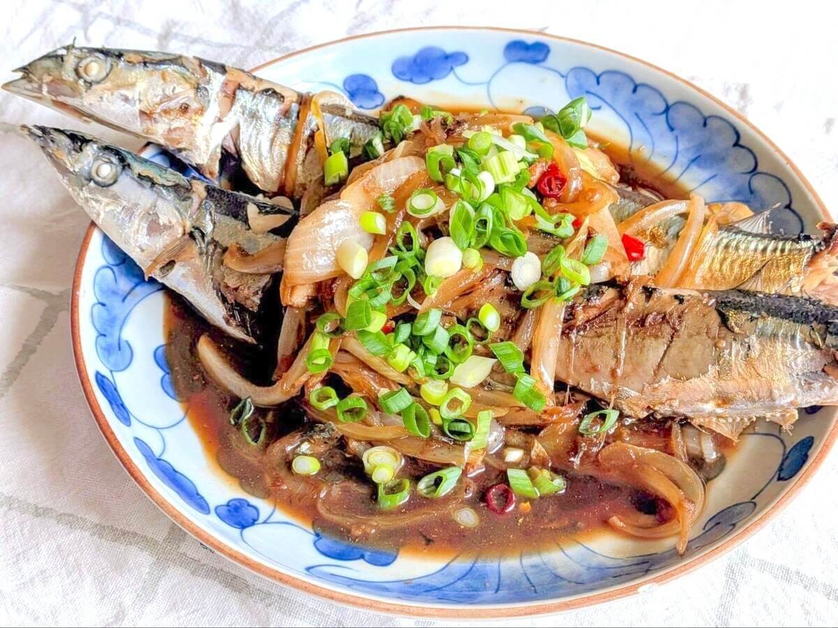 秋刀魚の中華風ソース