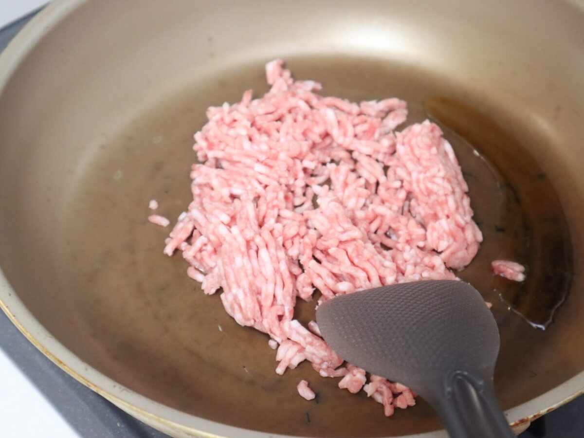 肉そぼろの卵焼き