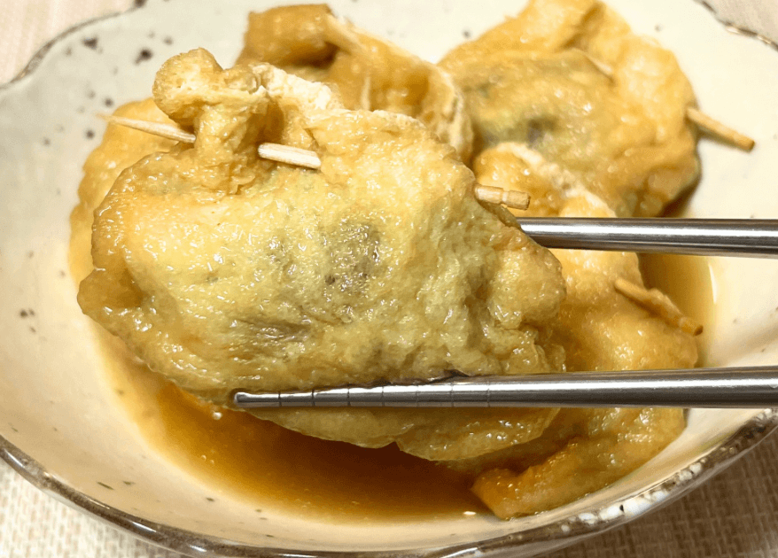 「油揚げジューシー餃子」