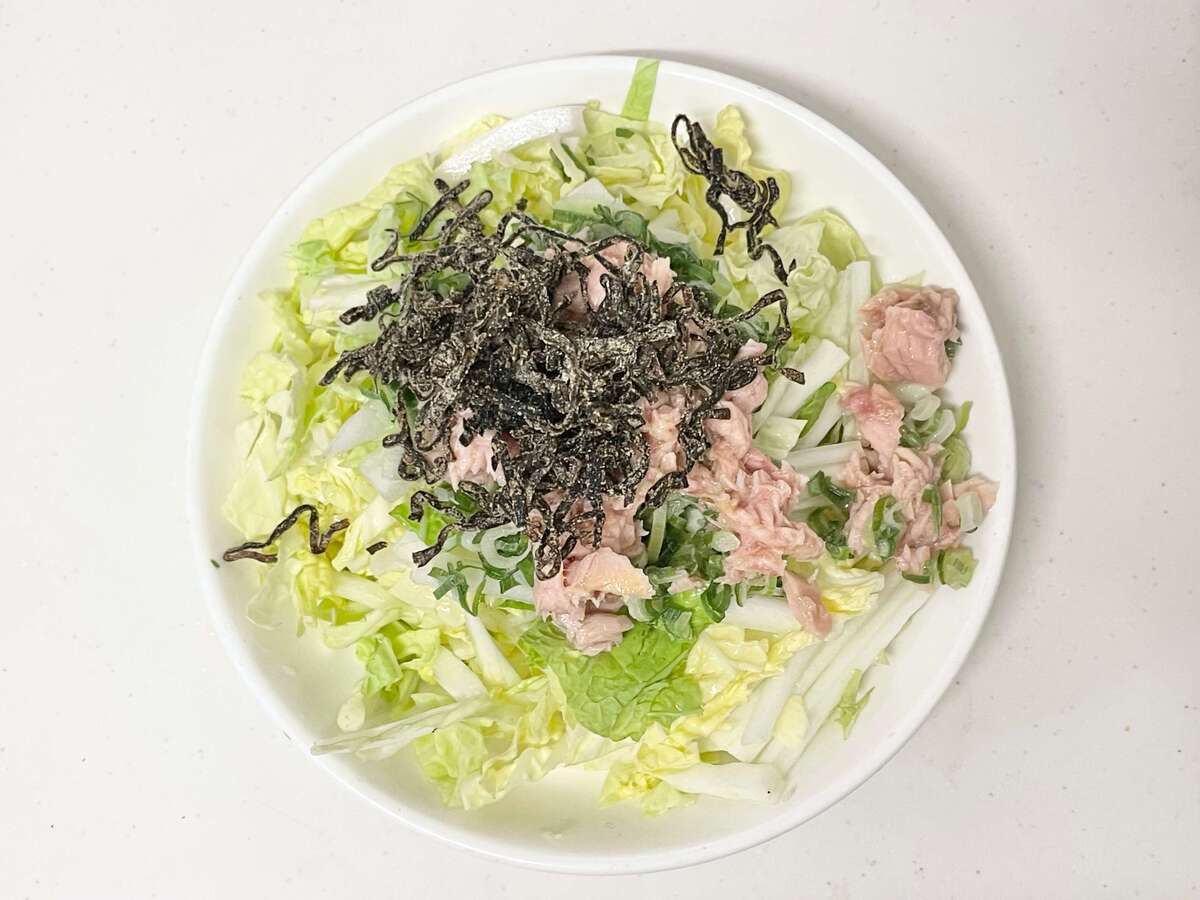 和田明日香さん「白菜ポン酢マヨ生サラダ」