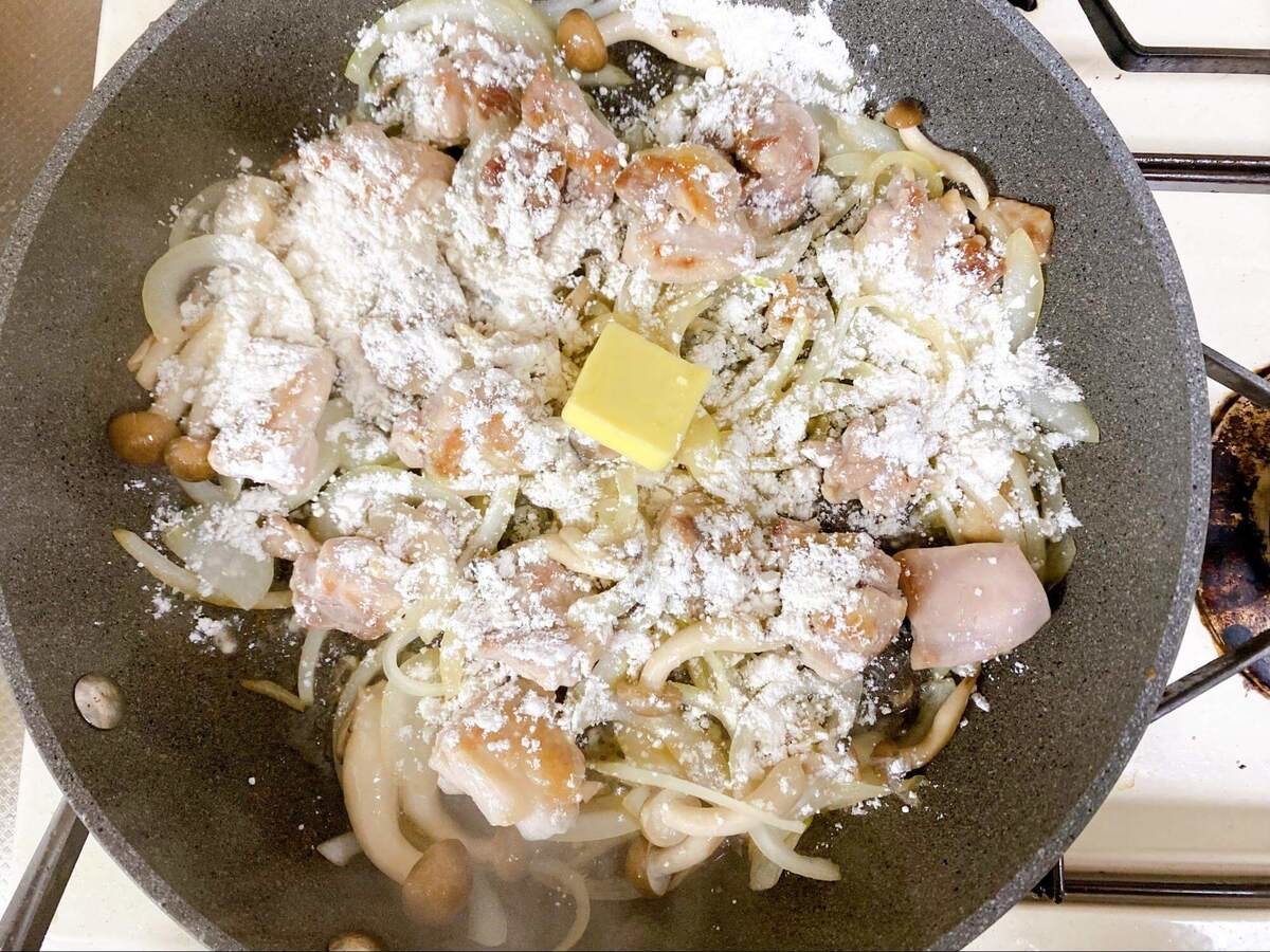 ミツカン公式「ほうれん草と鶏肉のクリーム煮」