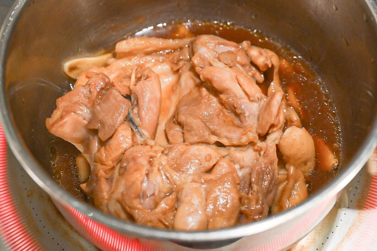 「鶏もも肉のしょうゆ煮」