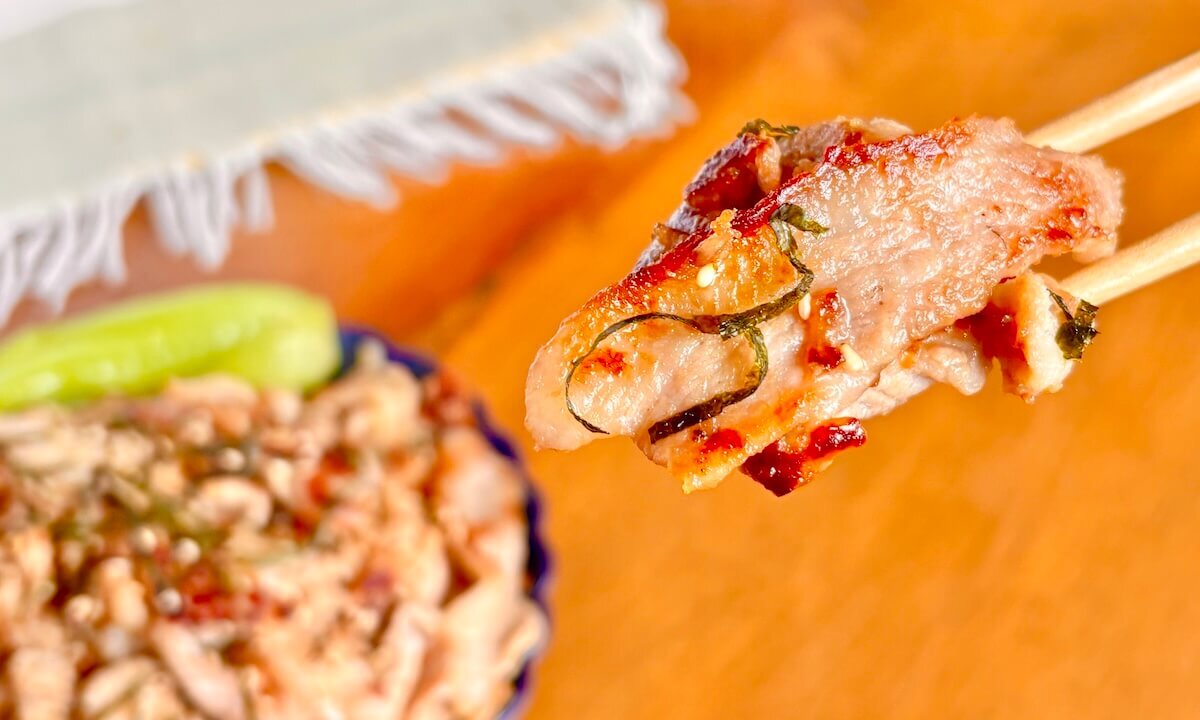 脱サラ料理家ふらお「豚こまのマヨぽん焼き」