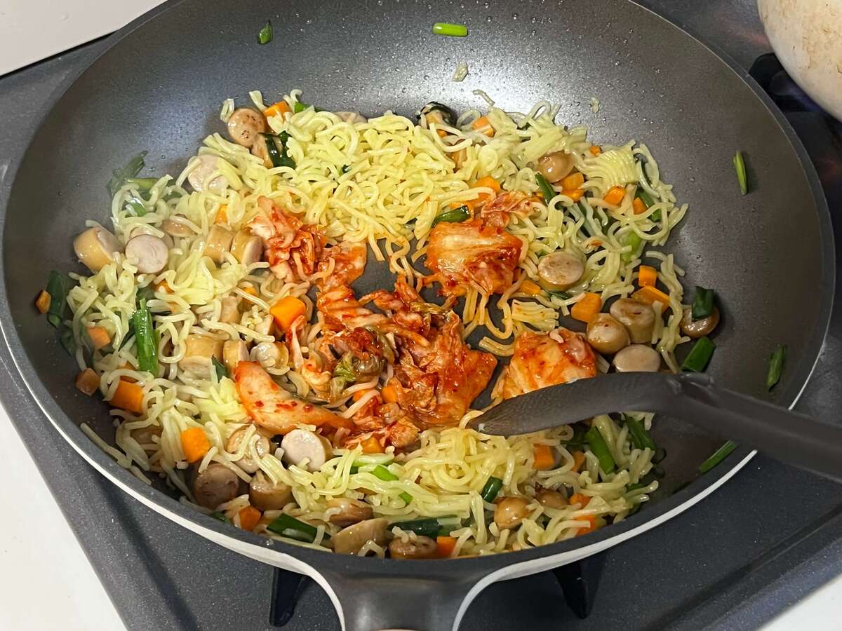 韓国風ビビンバそばめし