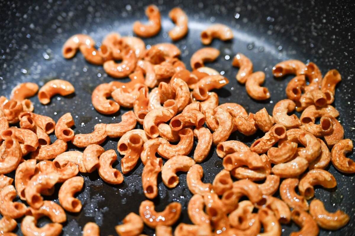 「マカロニスナック」のレシピ