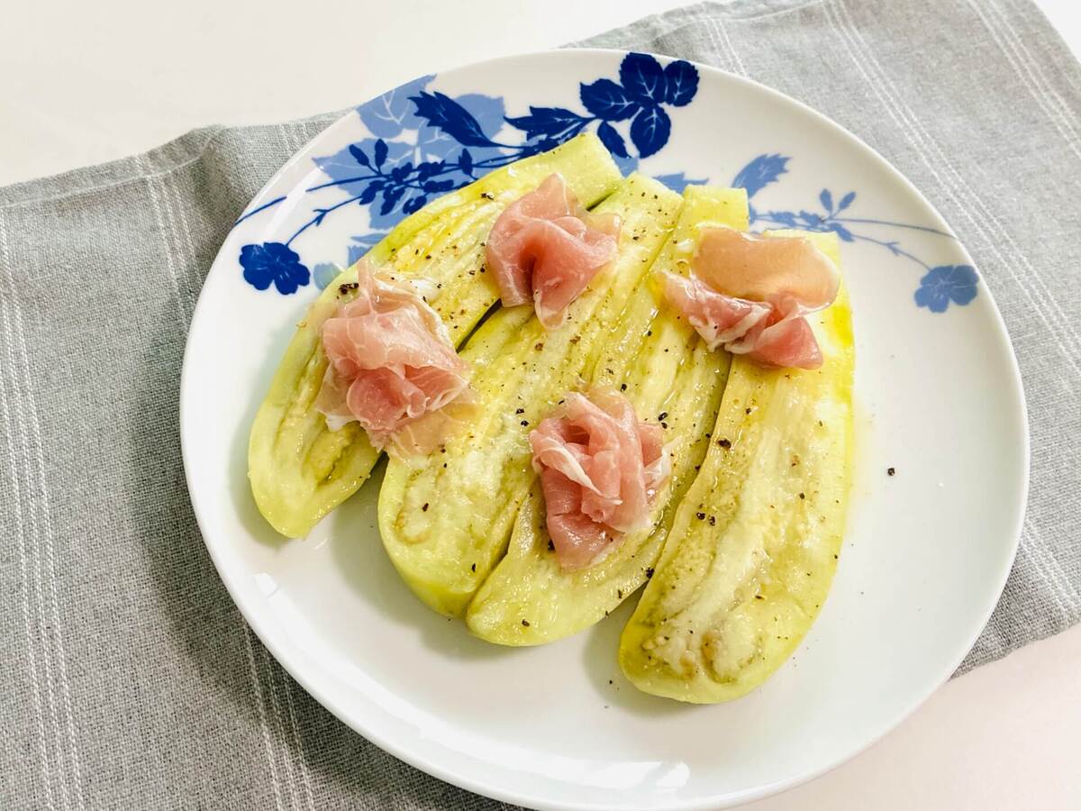 冷やし蒸しなす