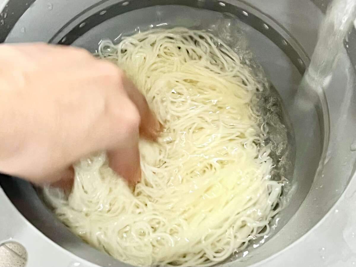 塩こんぶそうめんチャンプルー