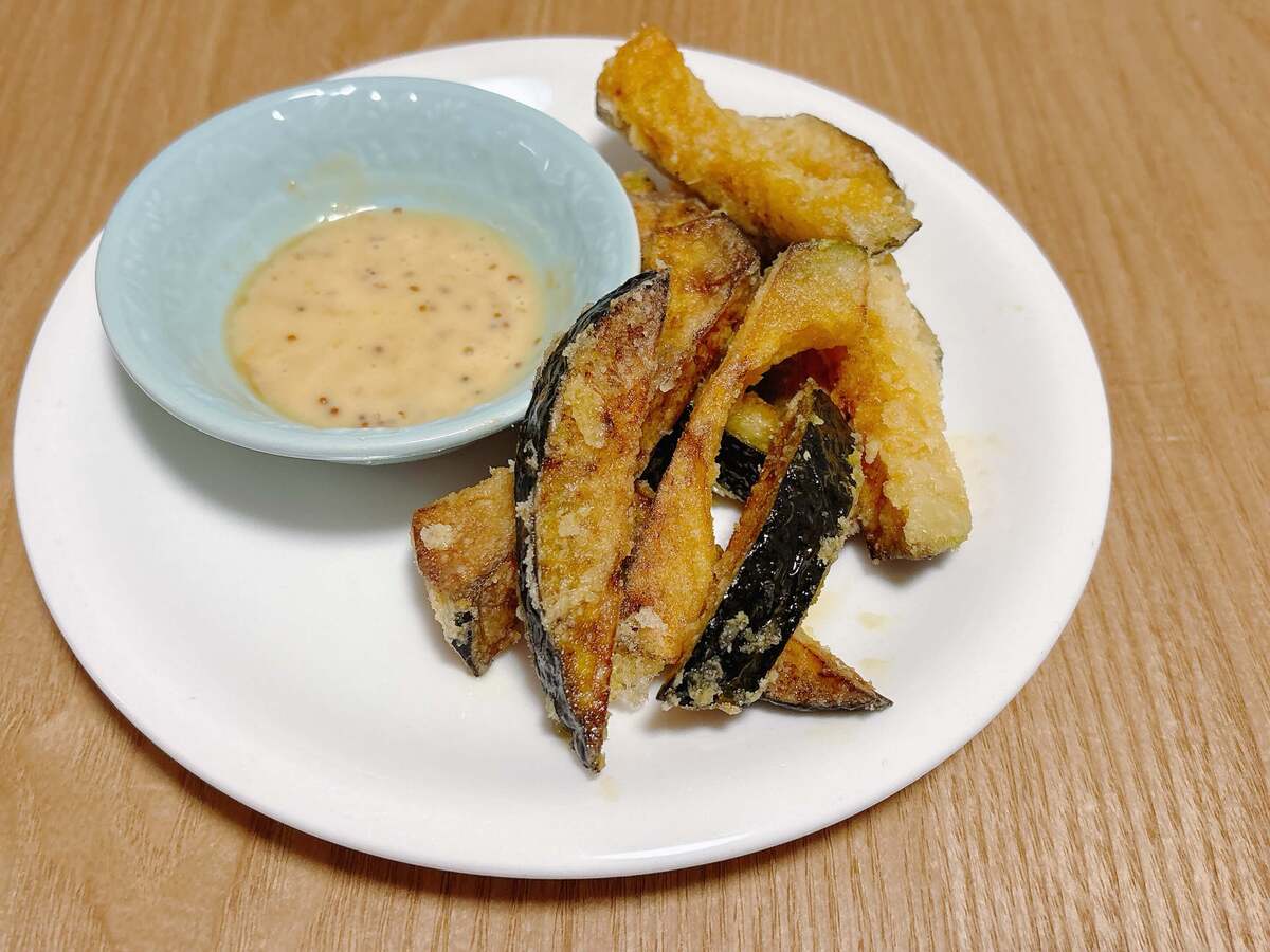 まりこさん「フライドかぼちゃ」