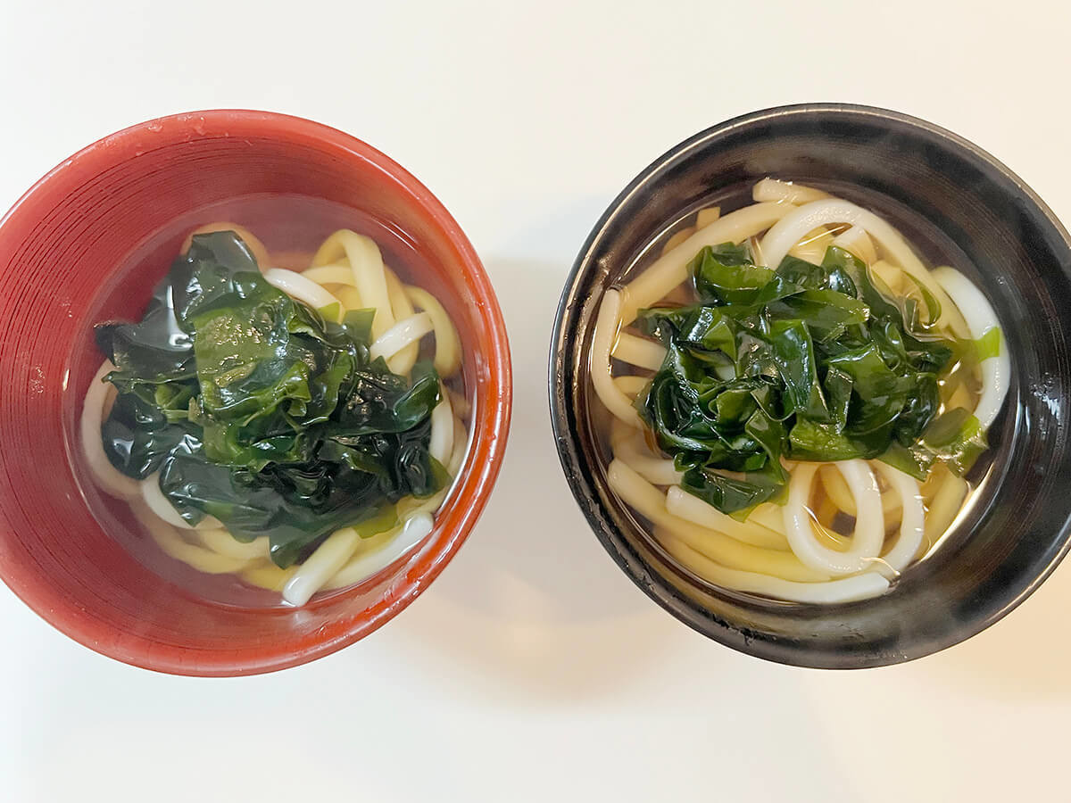 栗原はるみさん「わかめうどん」のレシピ