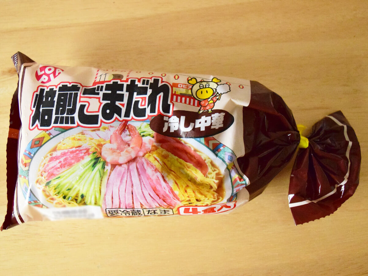ロピアオリジナル「冷やし中華（しょうゆ味）」