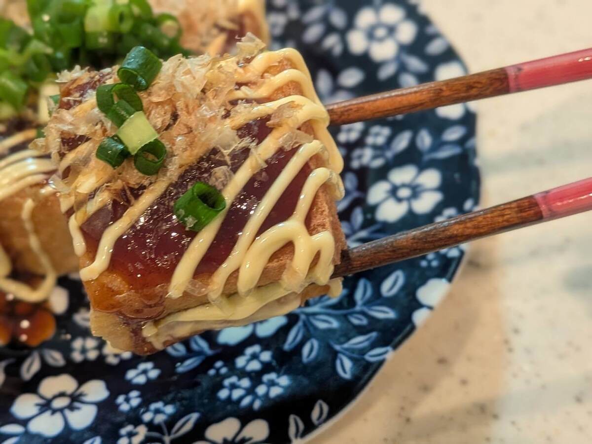 厚揚げのお好み焼き風