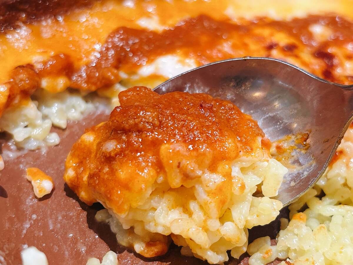 「ミラノ風ドリア」よく焼きをオーダー