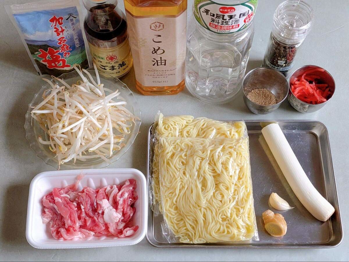 最高のねぎ塩焼きそば