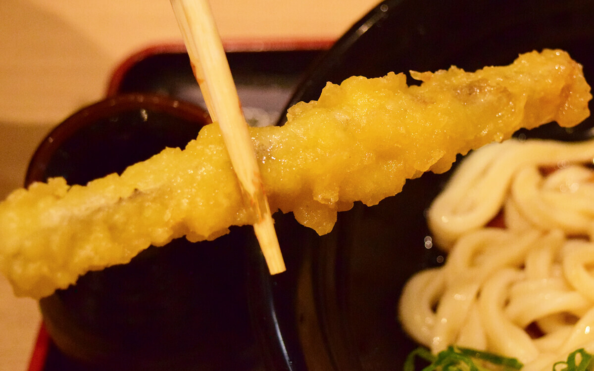 資さんうどん「ごぼ天3本ぶっかけうどん」