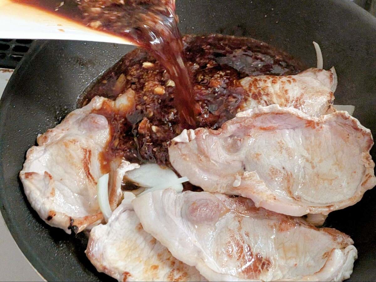 菱田アキラさん「豚肉生姜焼き」のレシピ