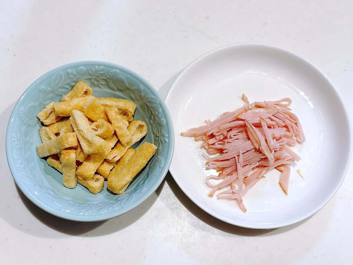 白菜と油揚げの和風サラダ