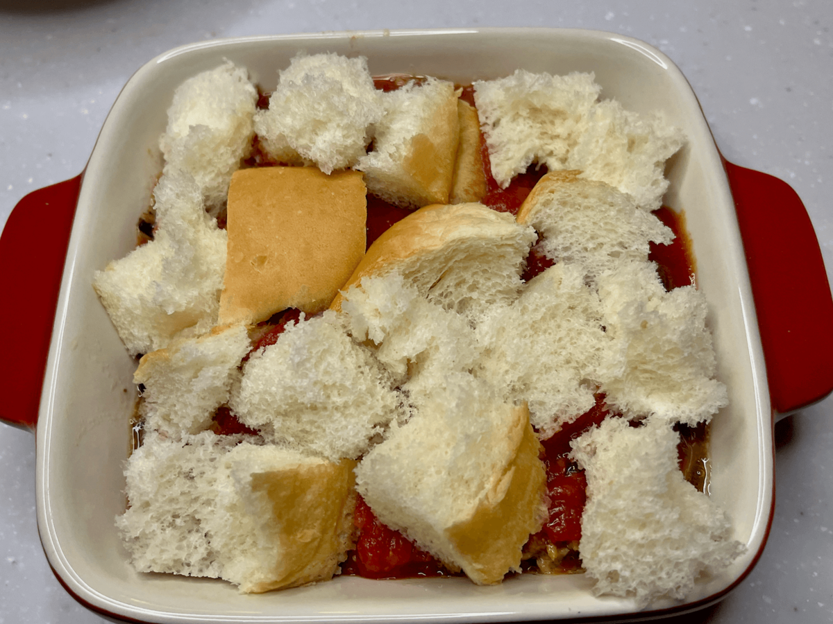 和田明日香さん「缶詰パングラタン」のレシピ