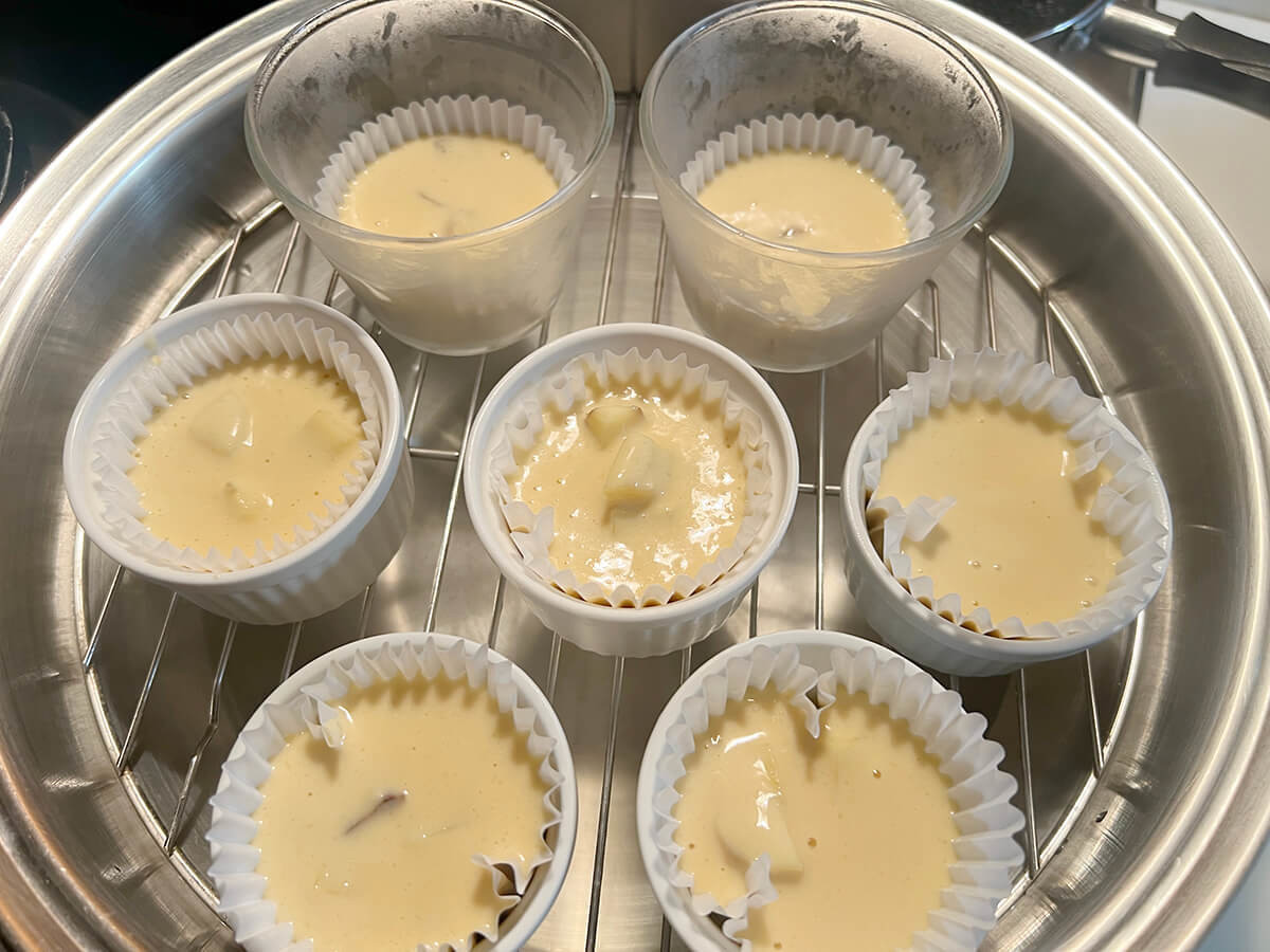 UMAMITable/女将のお家ご飯「さつまいもの蒸しパン」