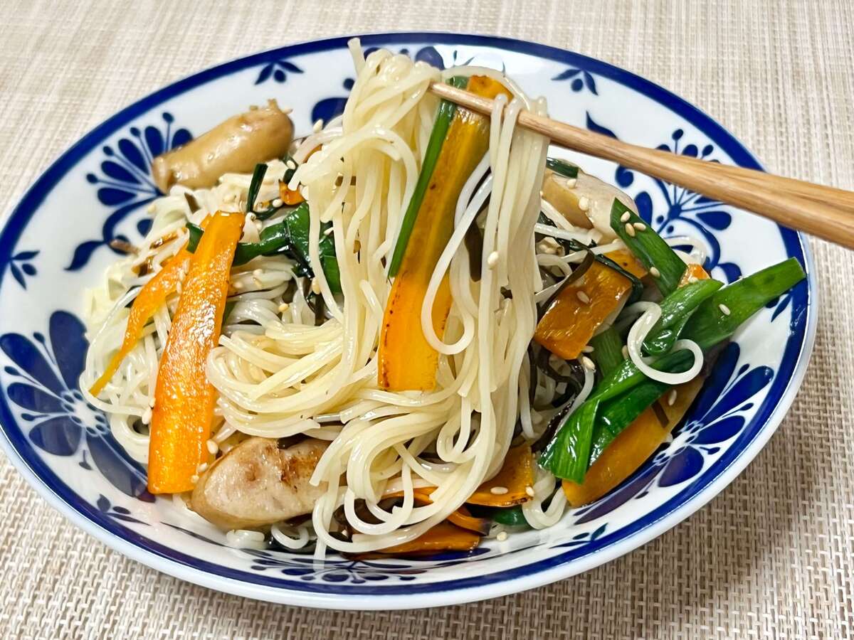 塩こんぶそうめんチャンプルー