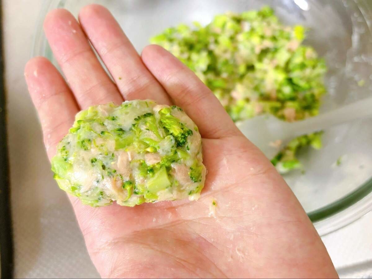 シーチキン入りハッシュドブロッコリー