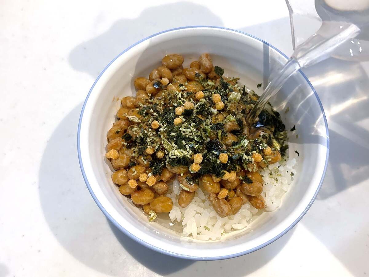 お茶漬けの食べ方