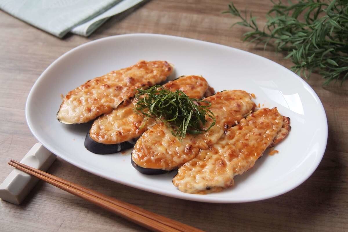 あさごはんチャンネル「ナスの味噌チーズ焼き」