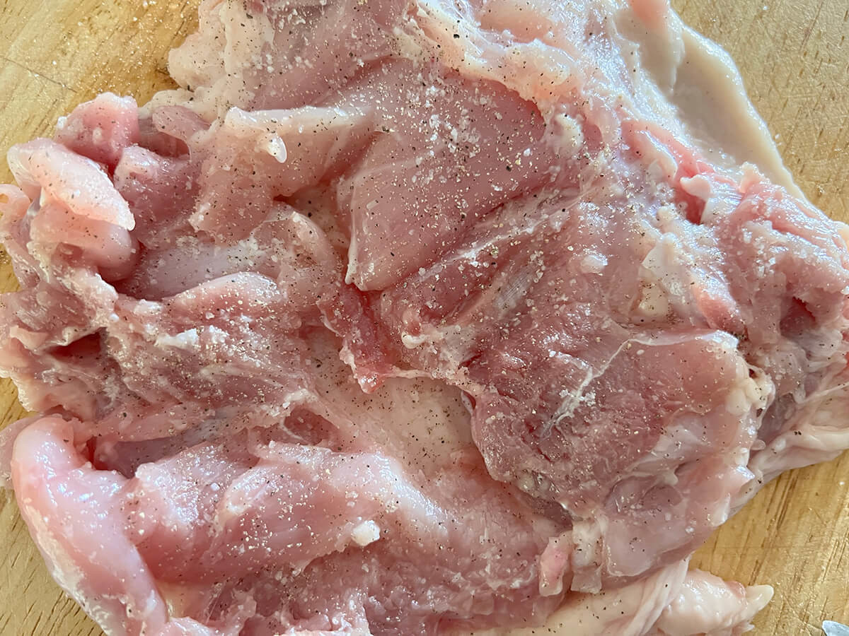 大原千鶴さん「鶏肉のゆずこしょう焼き」