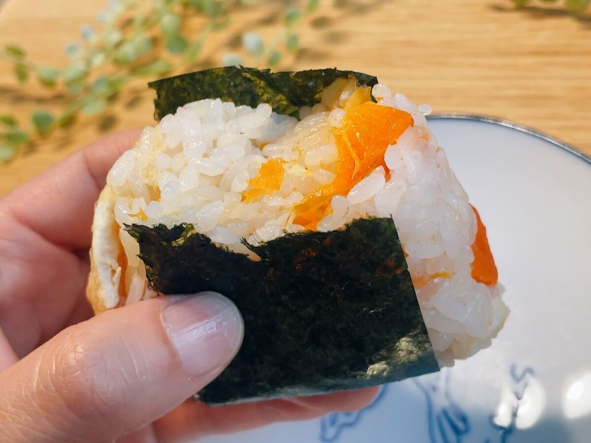 にんじん+油揚げの炊き込みごはん