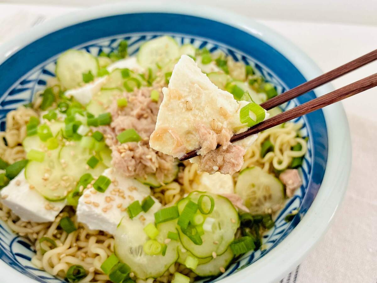 冷や汁風みそラーメン