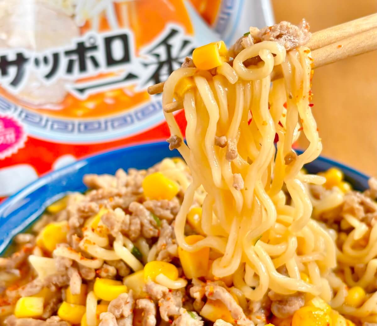 みそバターそぼろラーメン