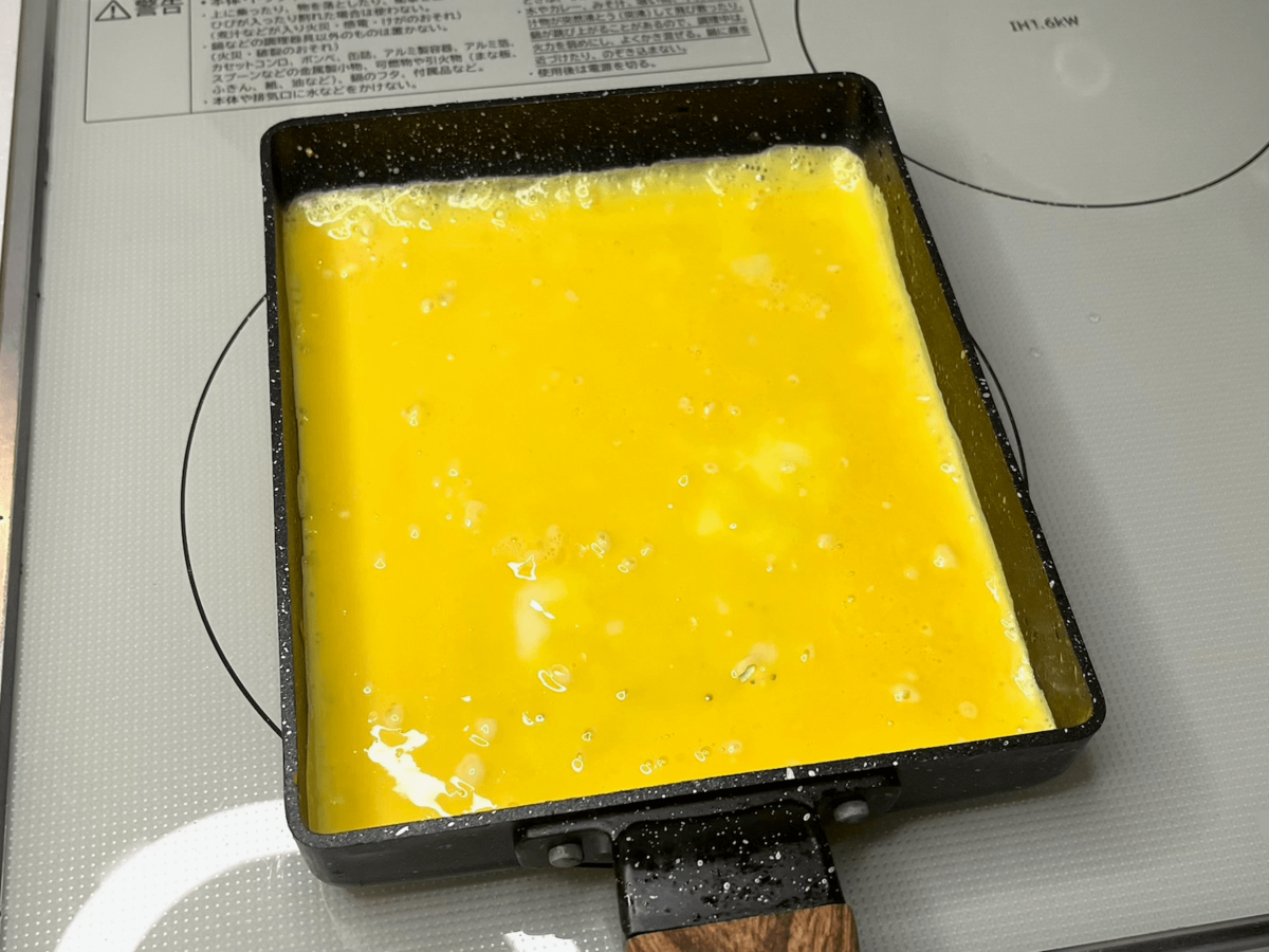 「卵焼き器で！簡単オムライス」