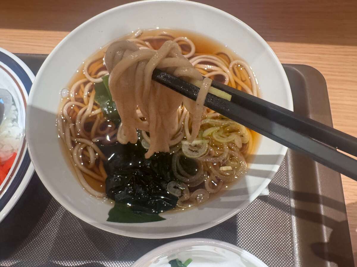 名代富士そば朝カレーセット