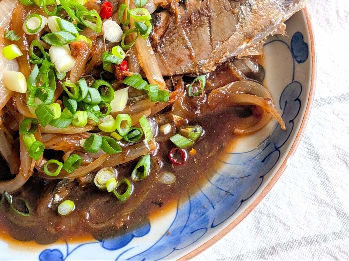 秋刀魚の中華風ソース