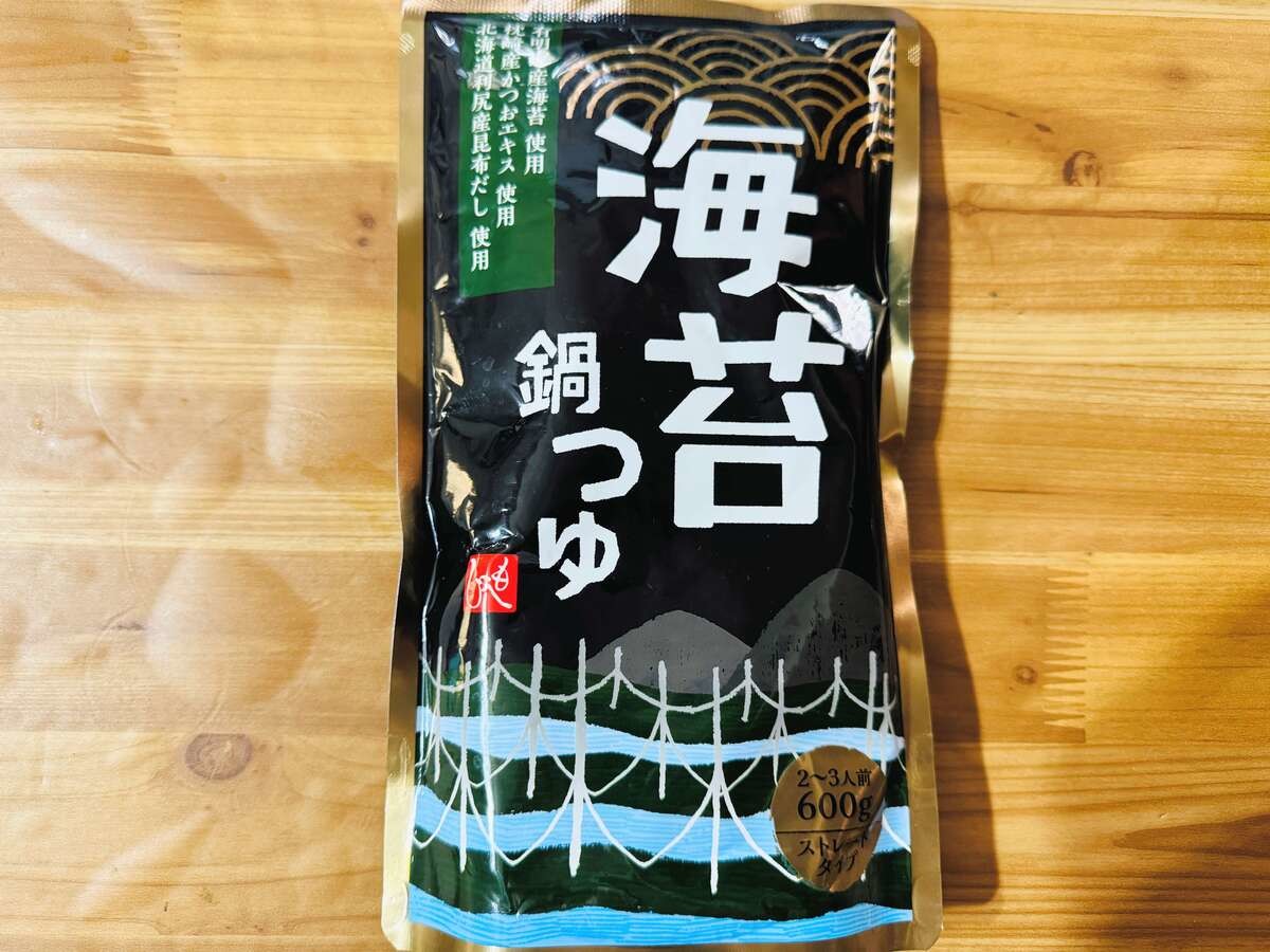【カルディ】なにこれ！？ビジュが…『海苔鍋つゆの素』