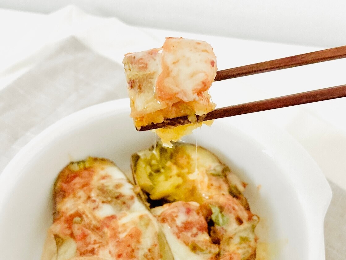 息子にはまだ早い!「焼き芋キムチーズ」のレシピ