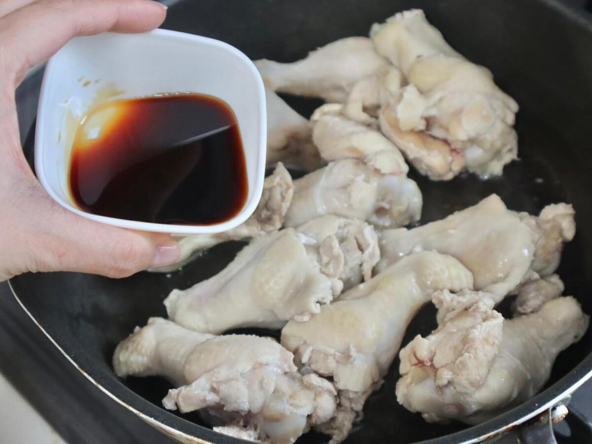 手羽元のマーマレード煮込み