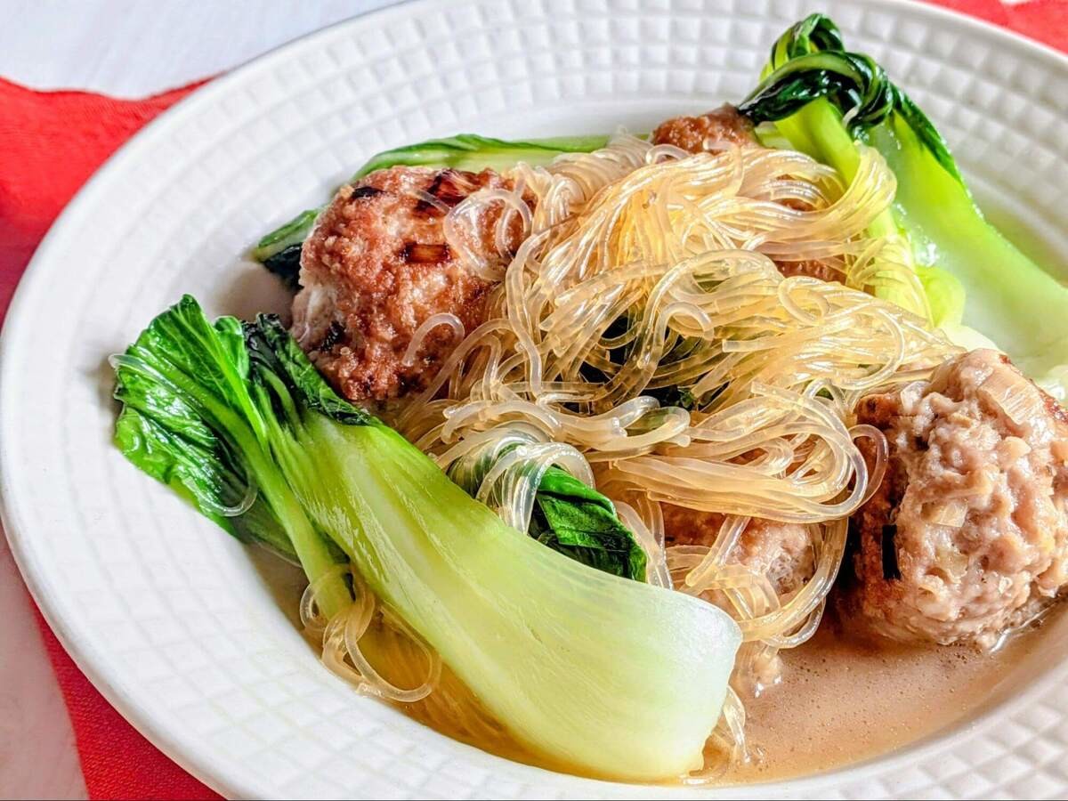 河野雅子さん「肉だんごの中国風煮物」