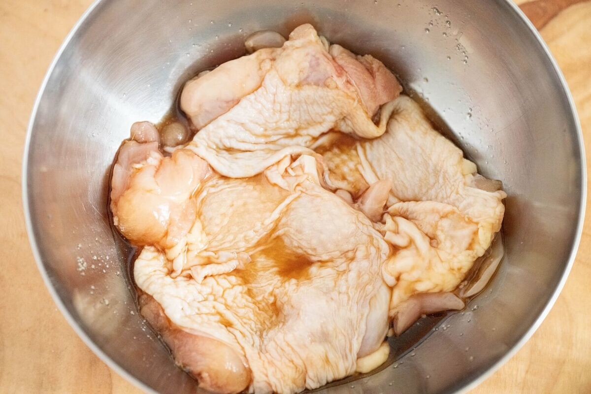 炭火焼チキンの葱ソース