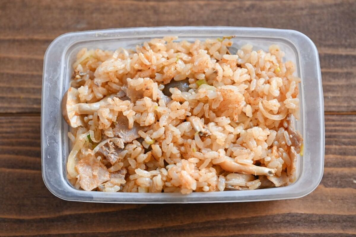 「韓国風炊き込みごはん」