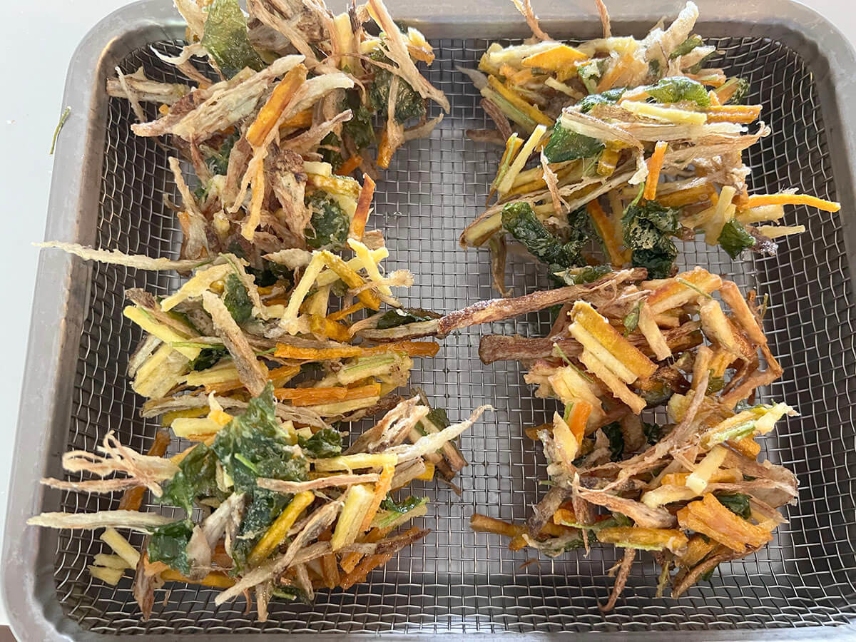 村田吉弘さん「野菜のかき揚げ」のレシピ