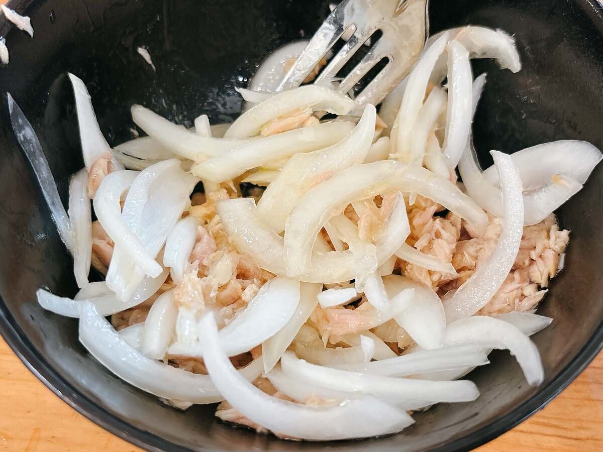 永谷園公式レシピ「お茶づけの素×パスタ」
