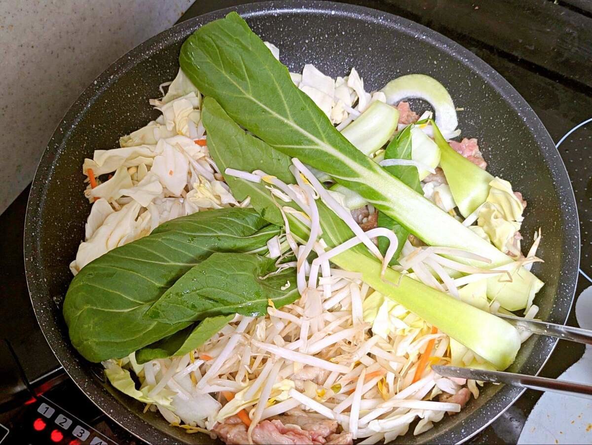 『けんまさきっちん』さん「王将風焼きそば」