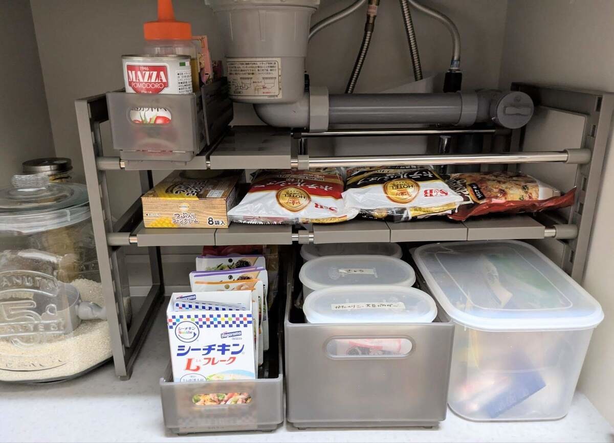 3COINSのキッチン収納用品