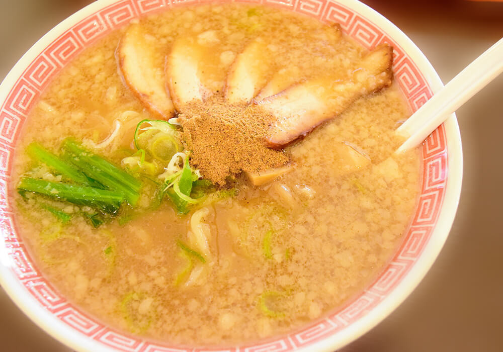 幸楽苑「魚介とんこつらーめん」実食レポ