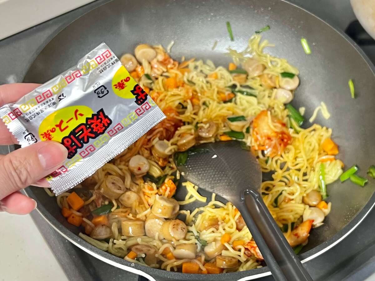 韓国風ビビンバそばめし