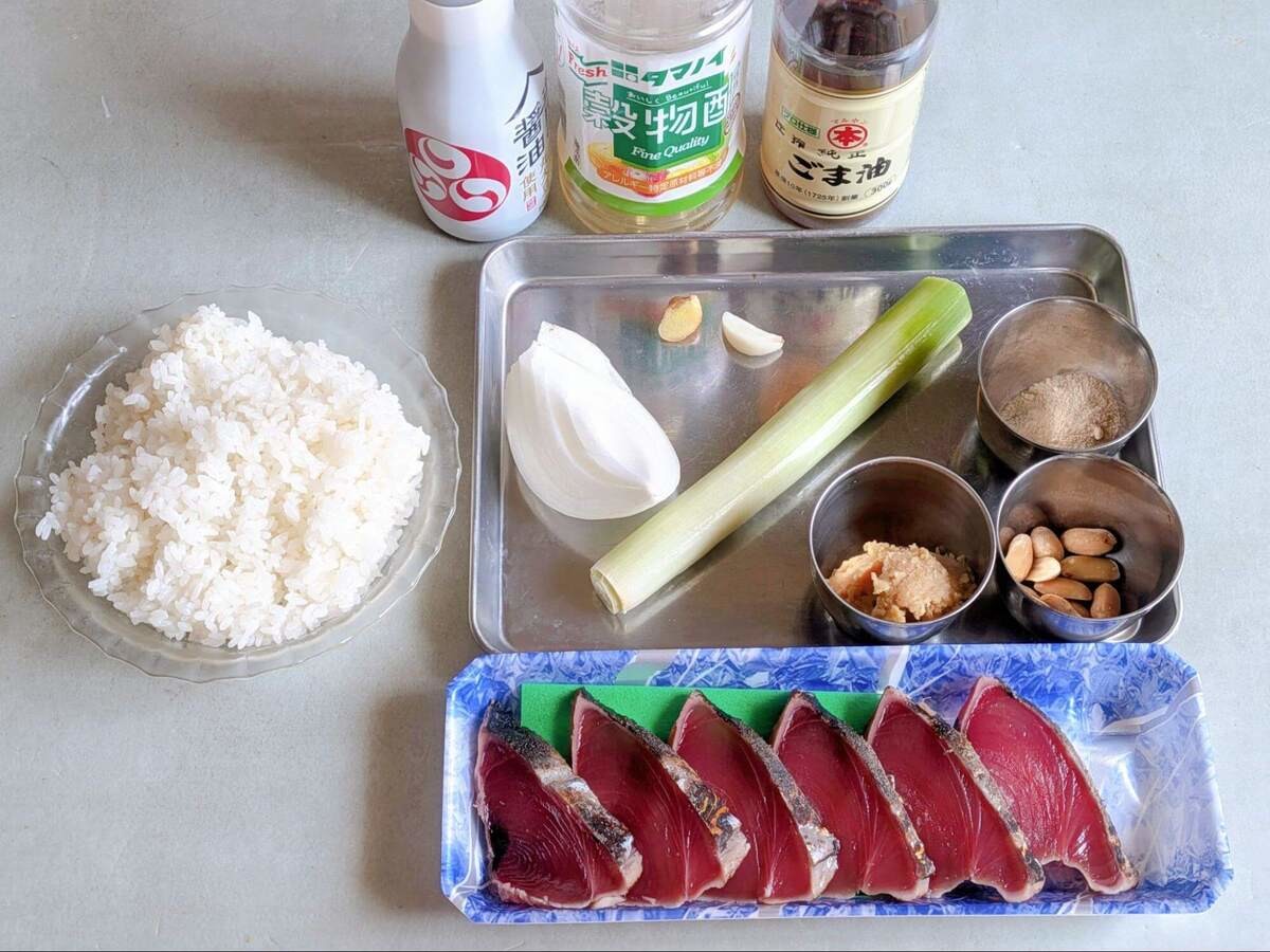 三宅隆二さん「かつおのたたき丼」のレシピ