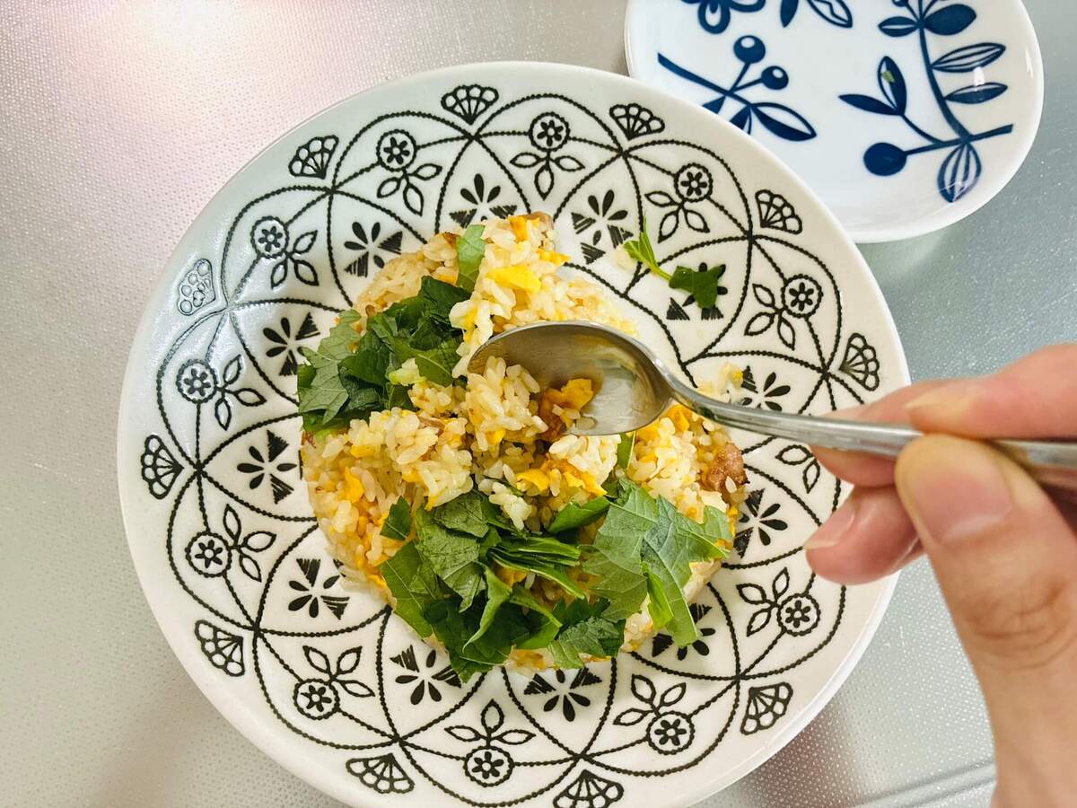 家でやっている市販のチャーハンの食べ方