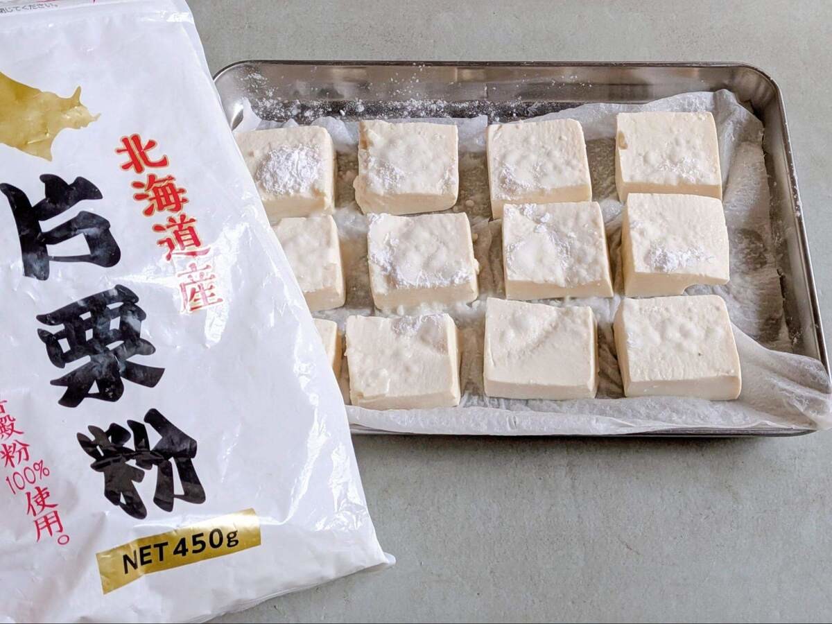 モランボン公式「ジャンで作る豆腐ステーキ」