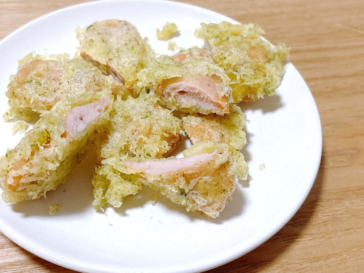 ニッスイ公式「おさかなのソーセージの磯辺揚げ」