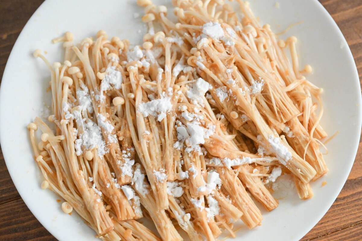 「えのきの唐揚げ」